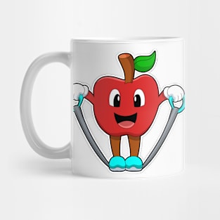 Apple at Fitness with Rope Mug